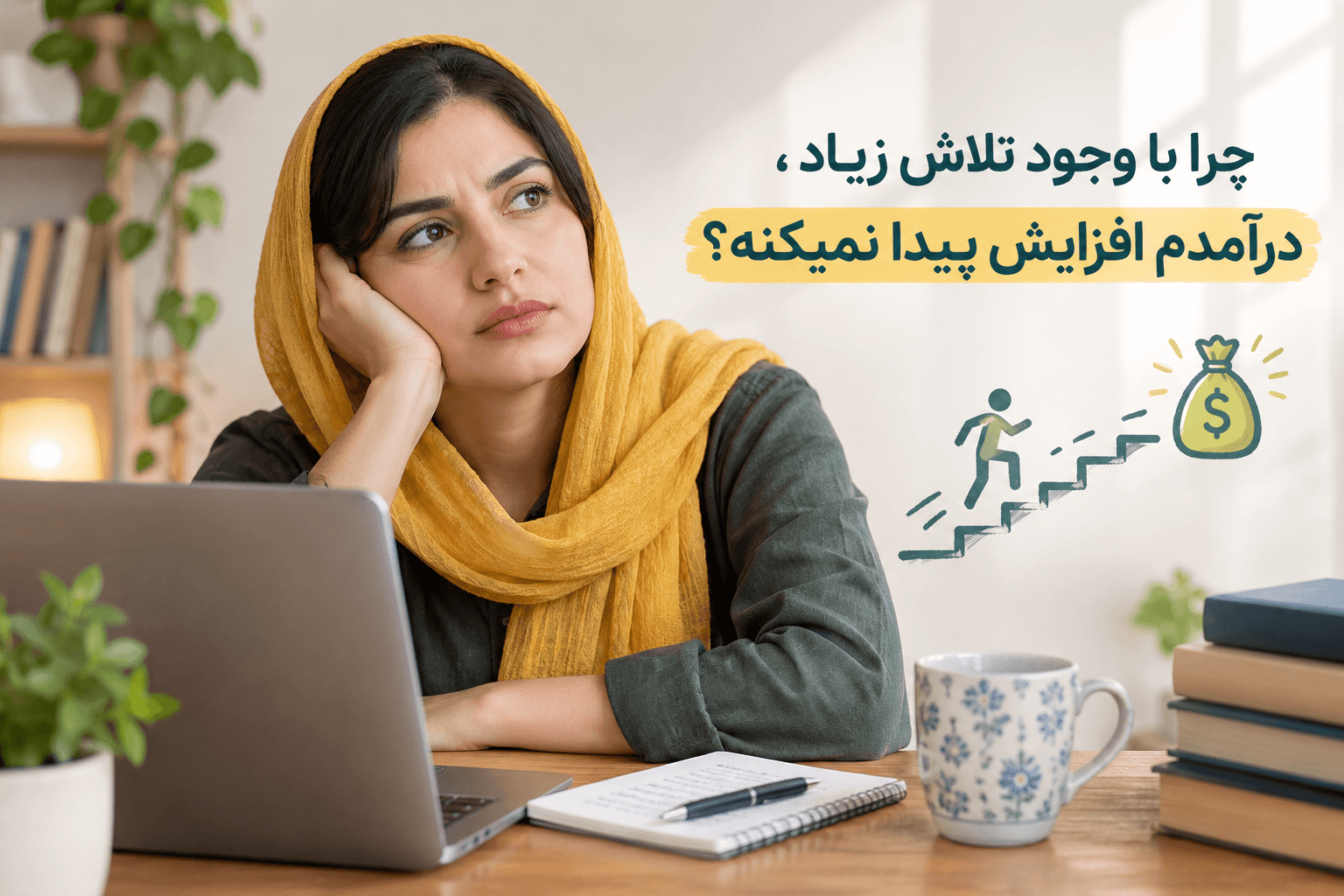 چرا درآمدم افزایش پیدا نمی کنه