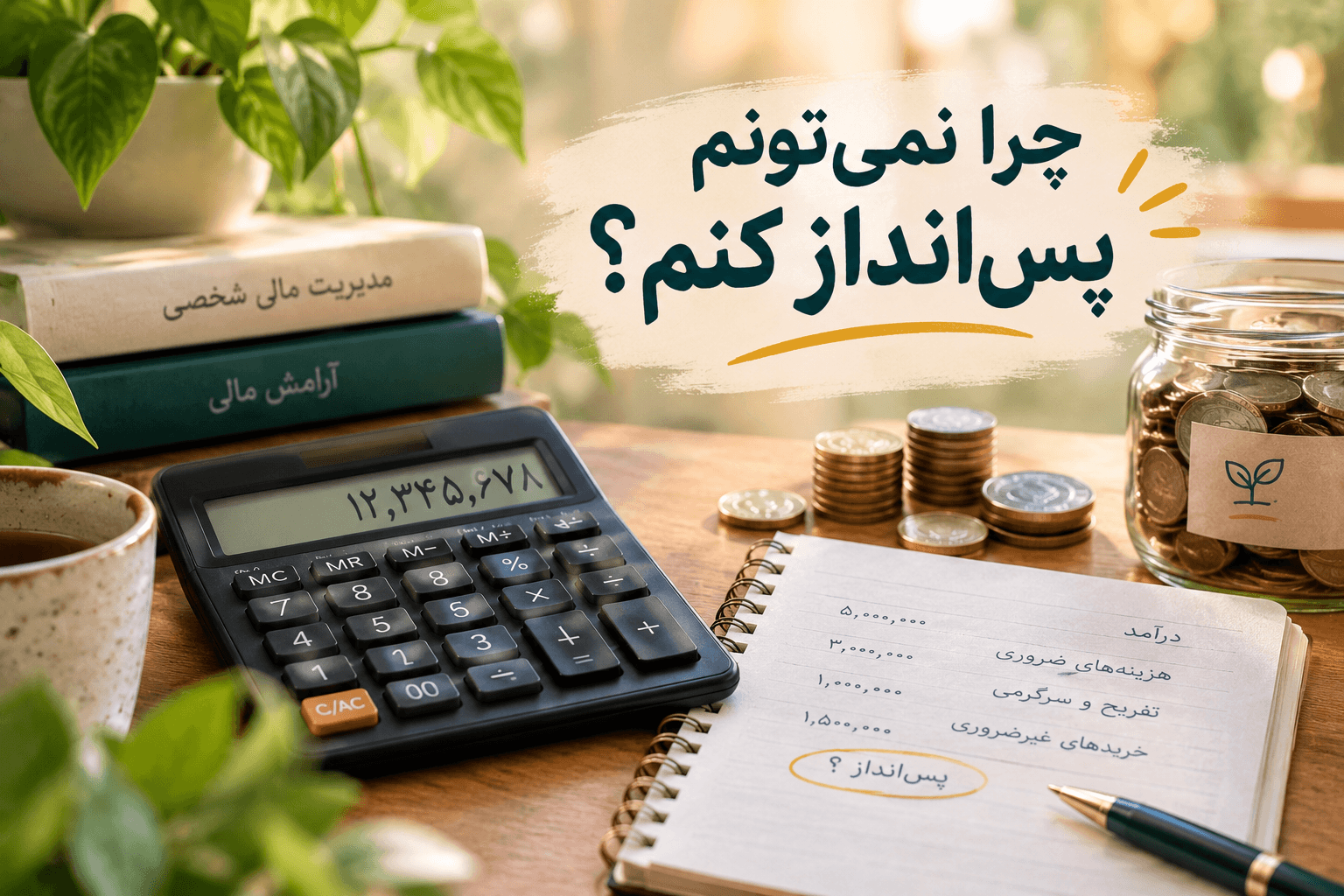 چرا نمی توانم پول پس انداز کنم